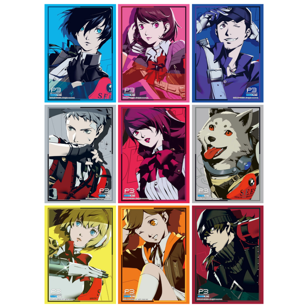 Bushiroad Sleeve & Deck Holder V3 & Rubber Mat V2 Persona 3 Reload : Protagonist, Yukari, Junpei, Ak