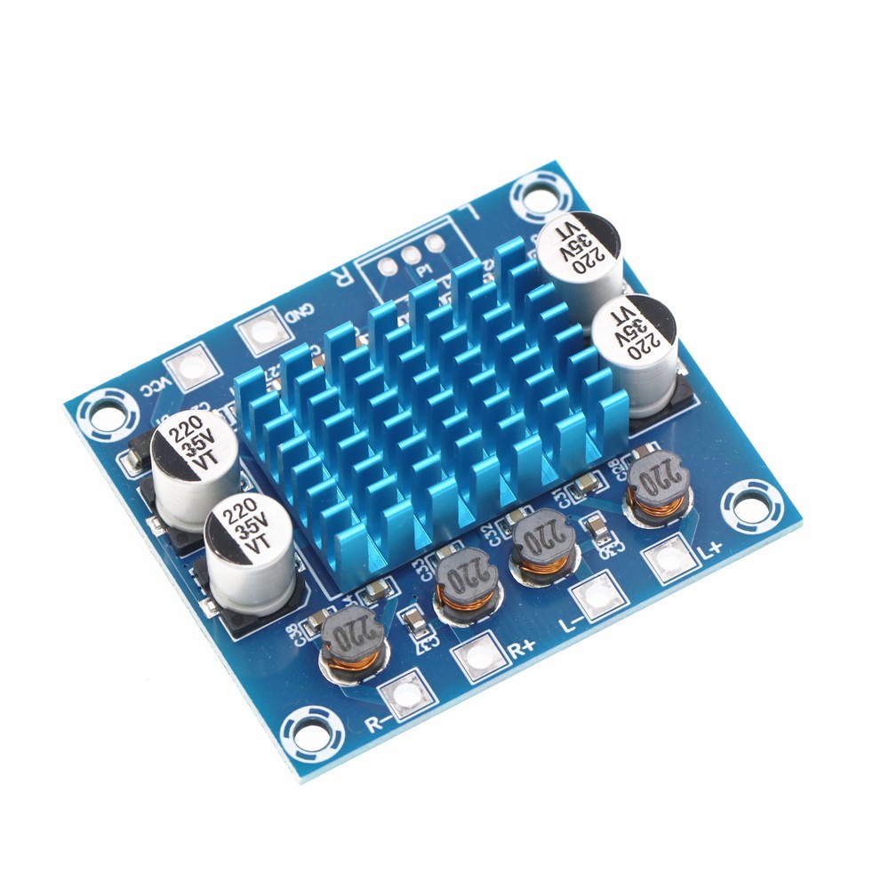 แผ่นบอร์ดโมดูลขยายเสียงสเตอริโอดิจิตอล  XH-A232 30W