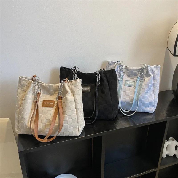 Sunflower66 มาใหม่ กระเป๋าสะพายไหล่ กระเป๋าถือ  จุของได้เยอะ สําหรับผู้หญิง