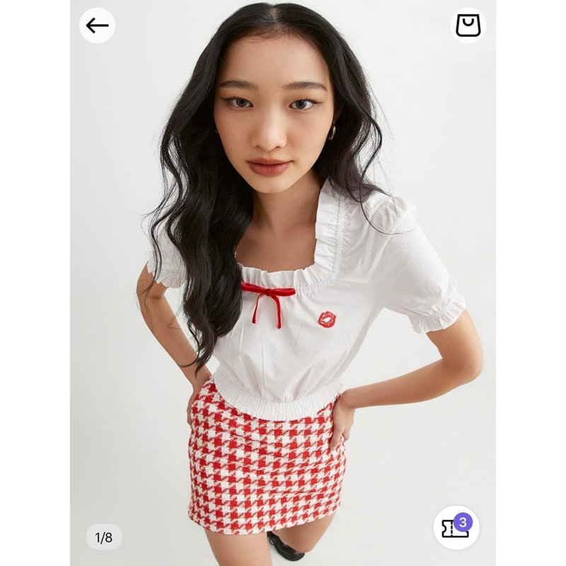 ส่งต่อเสื้อ bettyboop แบรนด์ pomelo size xxs