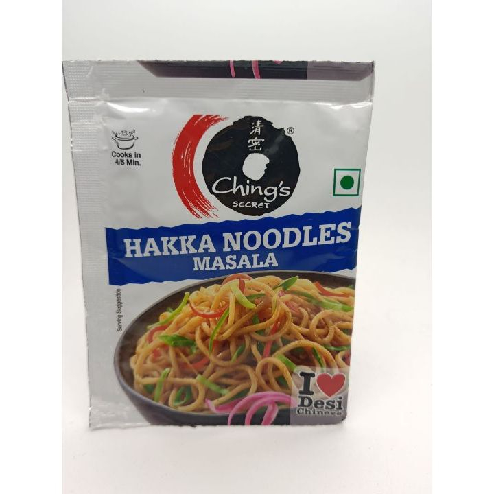 Chings Secret Hakka Noodles Masala 5units x 20g= 100g   5SINGLE USE POUCH INSIDE
