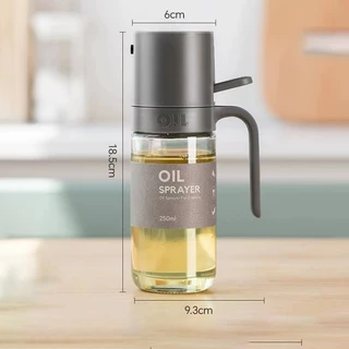 【ส่งจากกทม|พร้อมสต็อก】ขวดสเปรย์น้ํามัน ที่ฉีดน้ำมันมะกอก 250ml ขวดแก้ว สเปรย์ ที่ฉีดน้ำมัน น้ำส้มสายชู สเปรย์ขวดแก้ว