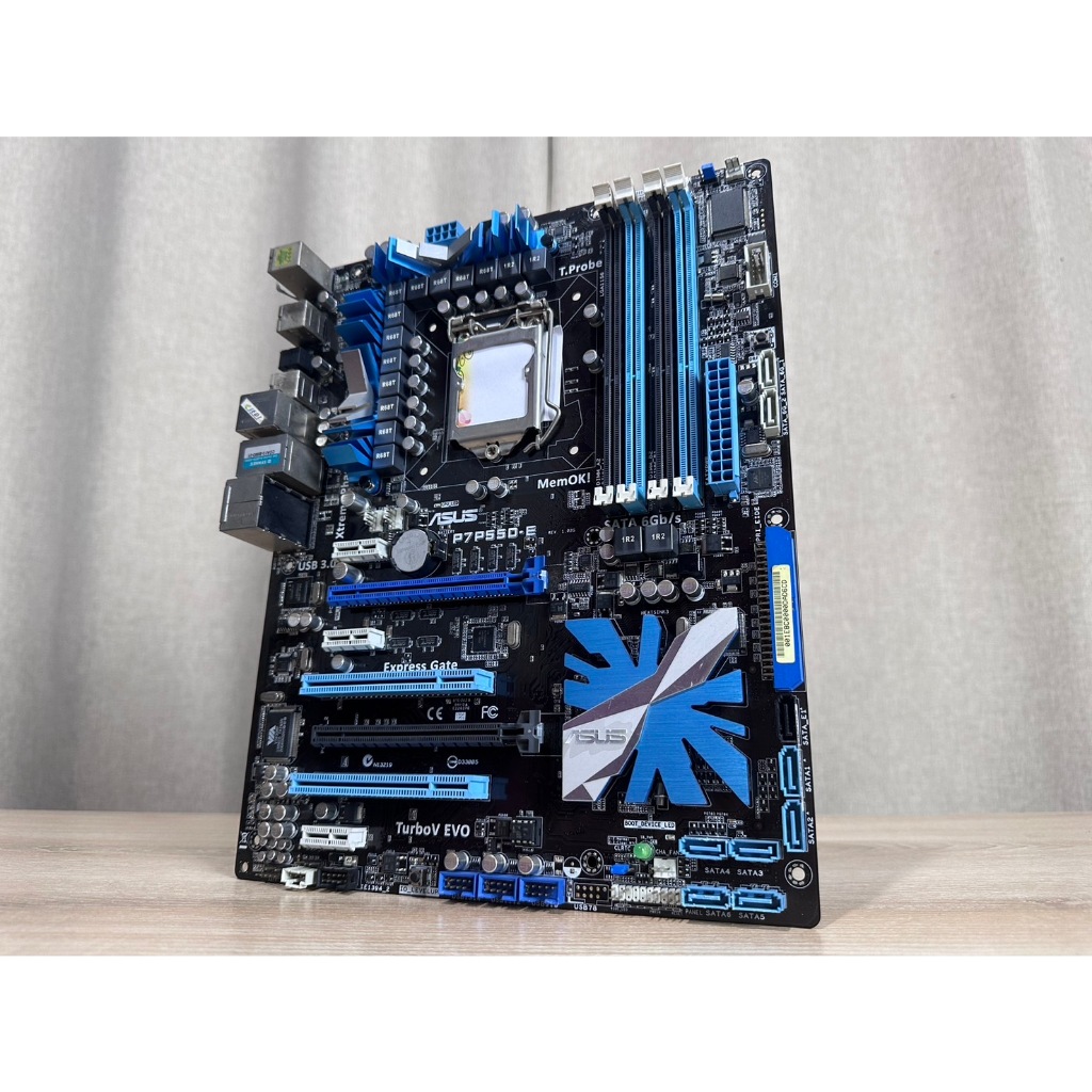 เมนบอร์ด(mainboard) Asus P7 series / P7H55 m lx / P8P55M LX (socket 1156) 1MONTH WARANTY