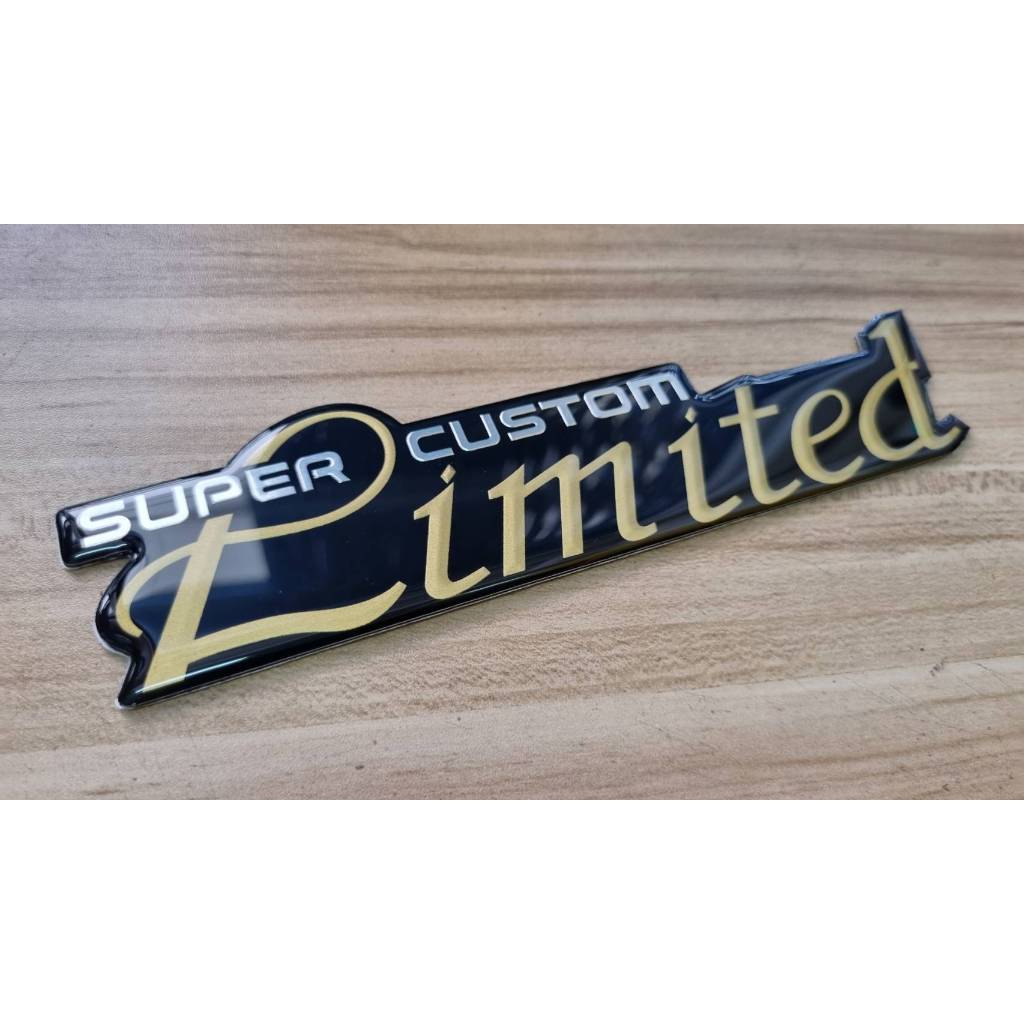 โลโก้ ซุปเปอร์ คัสตอม แต่ง โตโยต้า ไฮเอช 1994 Toyota Hiace Super Custom Limited Edition badge logo 1