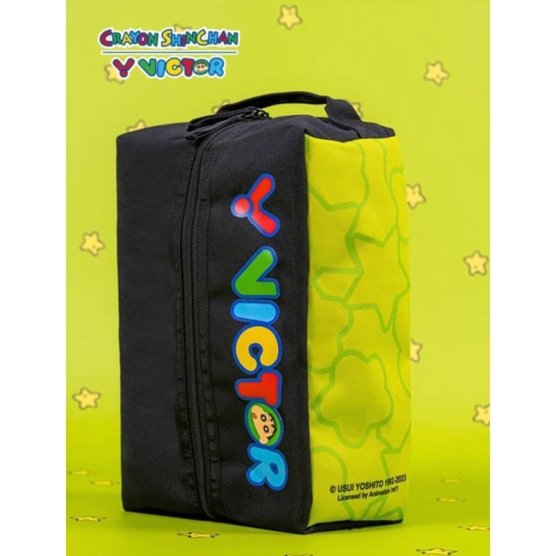(พร้อมส่ง) กระเป๋ารองเท้า VICTOR x SHIN CHAN สินค้ารับประกันของแท้ %