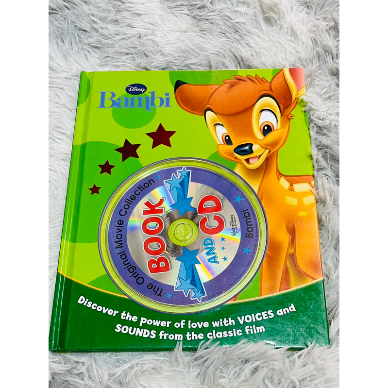 Disney 🌈 Bambi 🌈  The Original Movie Collection Book And CD 💿