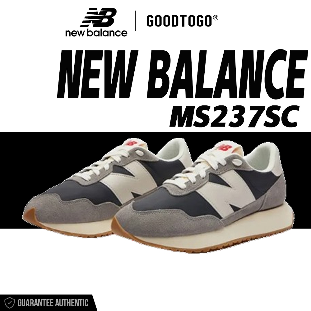 แท้💯% New Balance 237 NB MS237SC Marblehead Black SNEAKERS