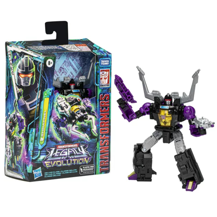 Transformers Toys Legacy Evolution Deluxe Srapnel Toy 5.5 นิ้ว ฟิกเกอร์แอคชั่นฟิกเกอร์ สำหรับเด็กอายุ 8 ปีขึ้นไป