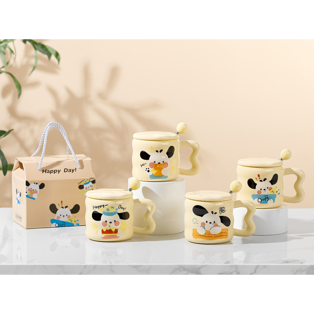 เซตแก้วกาแฟ สกูปปี้ กล่องของขวัยญสุดน่ารัก ราคาดี ถูก ชาวออฟฟิศ นักเรียนนักศึกษา ต้องมี