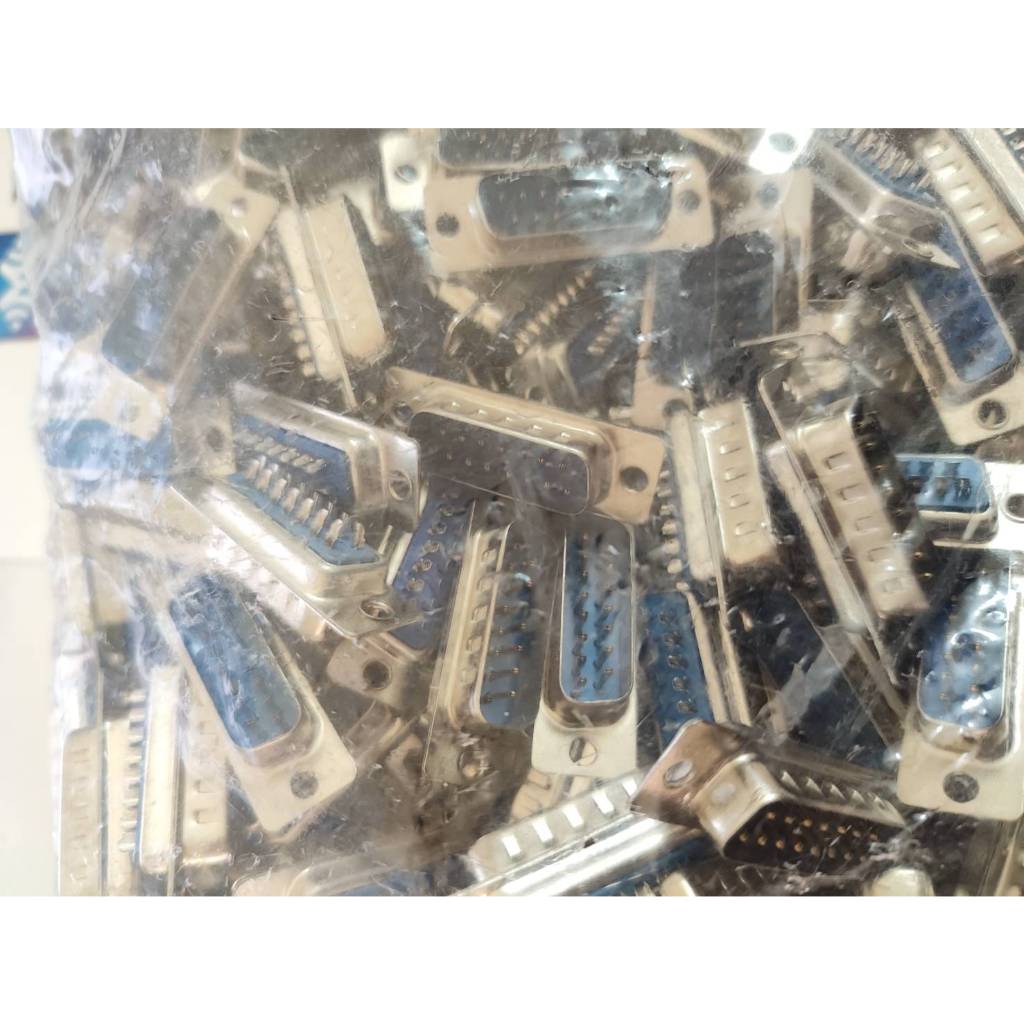 ชุดหัวประกอบ DB-9 DB9 ,DB15 ,DB25 Male Female Connector with socket D-Sub 9 pin PCB Connector