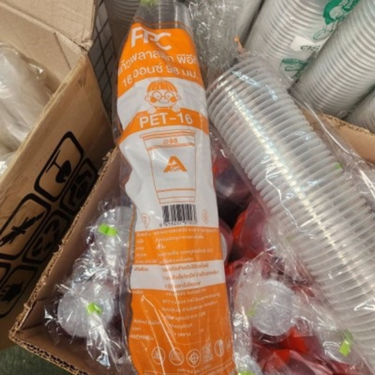 แก้ว FPC (PET16) ออนซ์ ใส ปาก98 ทรงสตาร์บัค บรรจุ 50 ใบ/แพ็ค