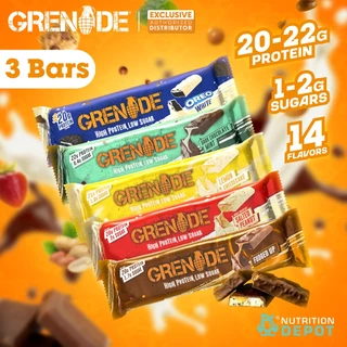 Grenade Carb Killa Protein Bar 3 Bar - โปรตีนบาร์ ขนมคลีน 3 บาร์