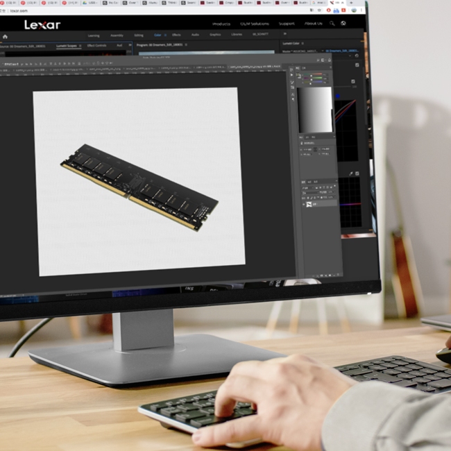 แรมพีซี LEXAR 16GB DDR4/3200MHZ CL22 U-DIMM RAM PC (4AU016G-B3200)_7