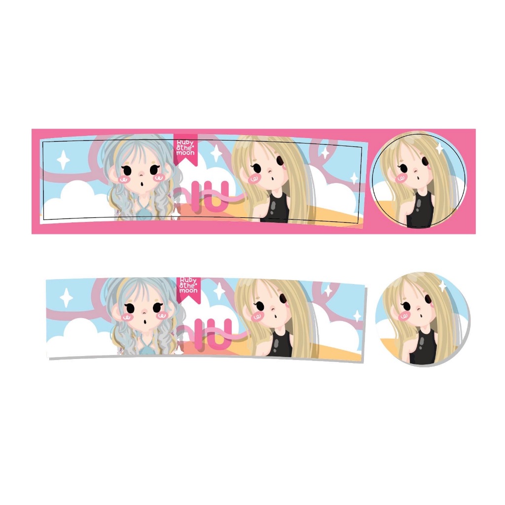 IU Hong Thai sticker : สติกเกอร์ติดขวดยาดมหงส์ไทย ขนาด 25 กรัม