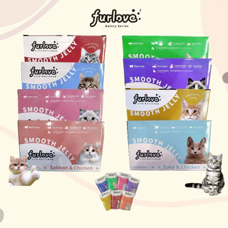 【COD】Furlove อาหารเปียกแมว สุขภาพดี ขนาด 80 กรัม*12