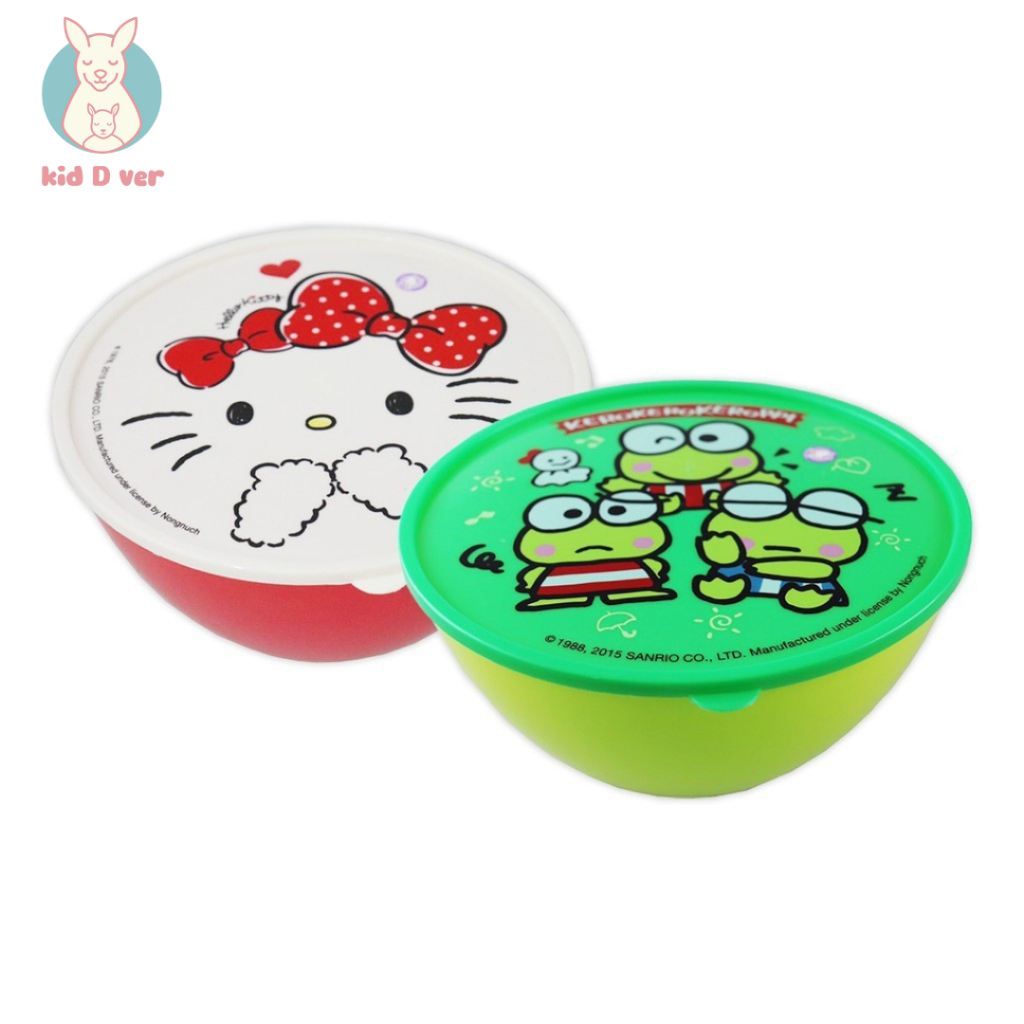 Grace Kids ชามอเนกประสงค์ กล่องใส่สำลี kero kitty sanrio ชามสลัด กล่องข้าว ทัพเพอร์แวร์ ถ้วยชาม ชามข