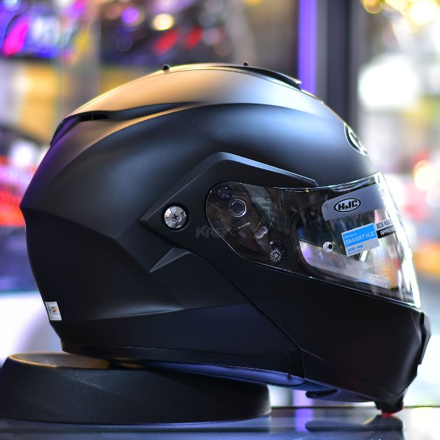 หมวกยกคาง HJC model C91N SOLID SEMI FLAT BLACK