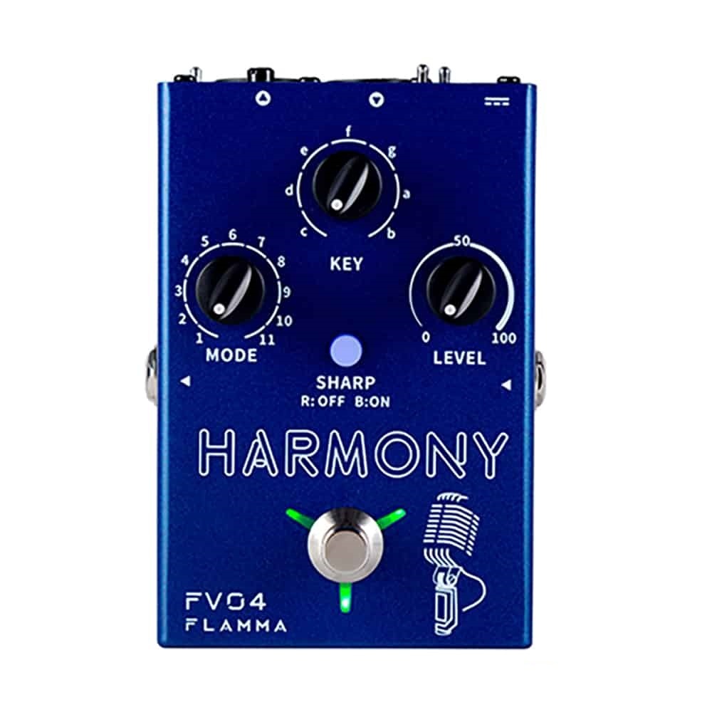 Flamma เอฟเฟคร้อง FV04 Harmony Vocal Effect Pedal 12 ระดับเสียงพร้อม 11 โหมดฮาร์โมนิก - ประกันศูนย์