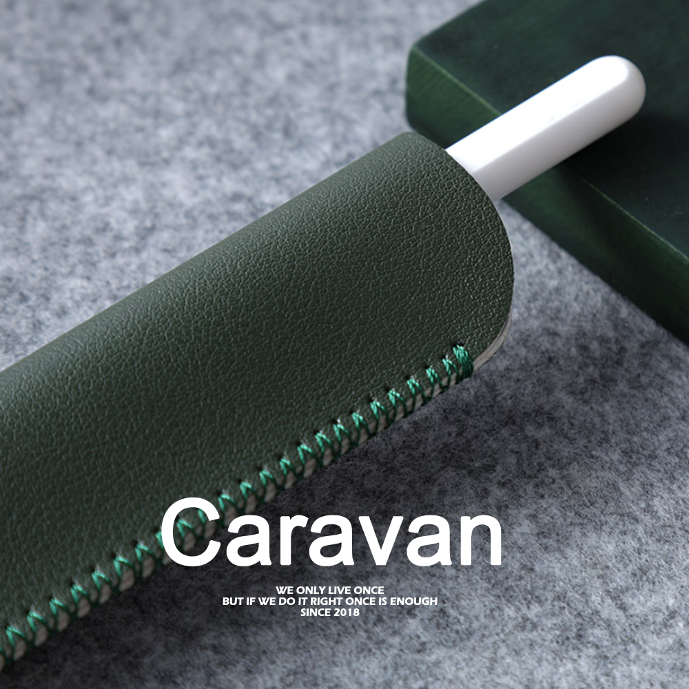 Caravan Crew แอปเปิ้ลเพนซิล Pouch ปลอกใส่ปากกาไอแพด (1st and 2nd Gen)