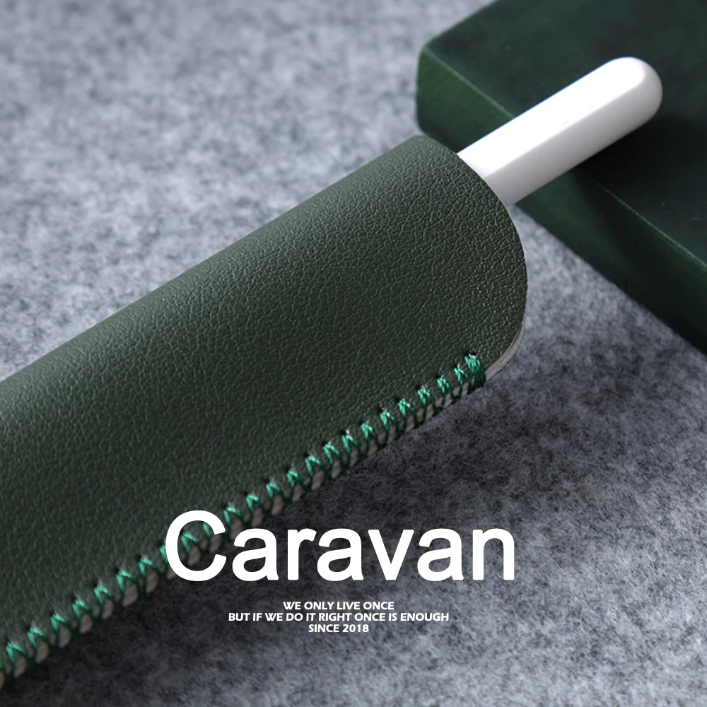 Caravan Crew แอปเปิ้ลเพนซิล Pouch ปลอกใส่ปากกาไอแพด (1st and 2nd Gen)