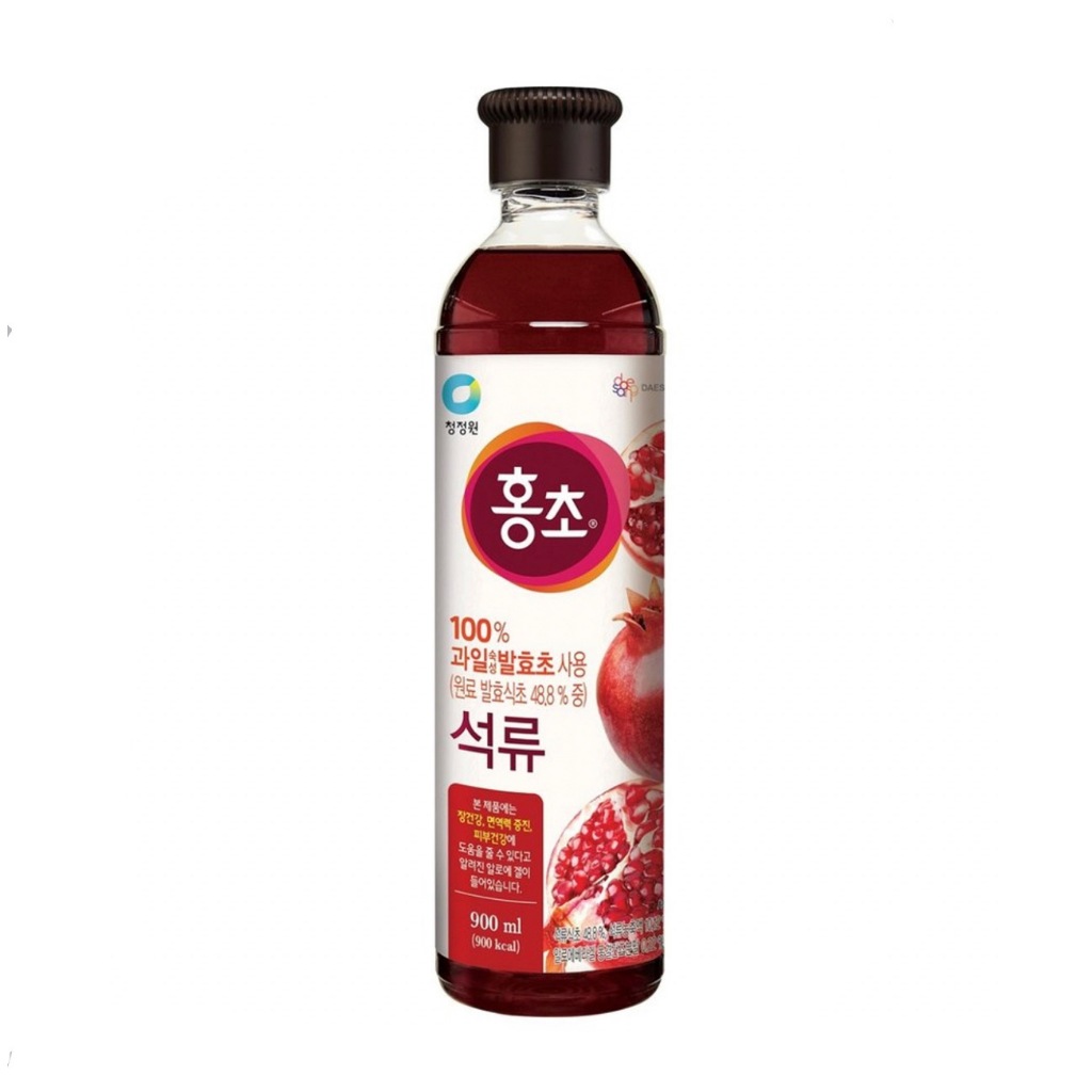 [ของแท้] 홍초석류 Chungjungone Hongcho Pomegranate (ฮงโช น้ำส้มสายชูหมัก รสทับทิม) 900ml
