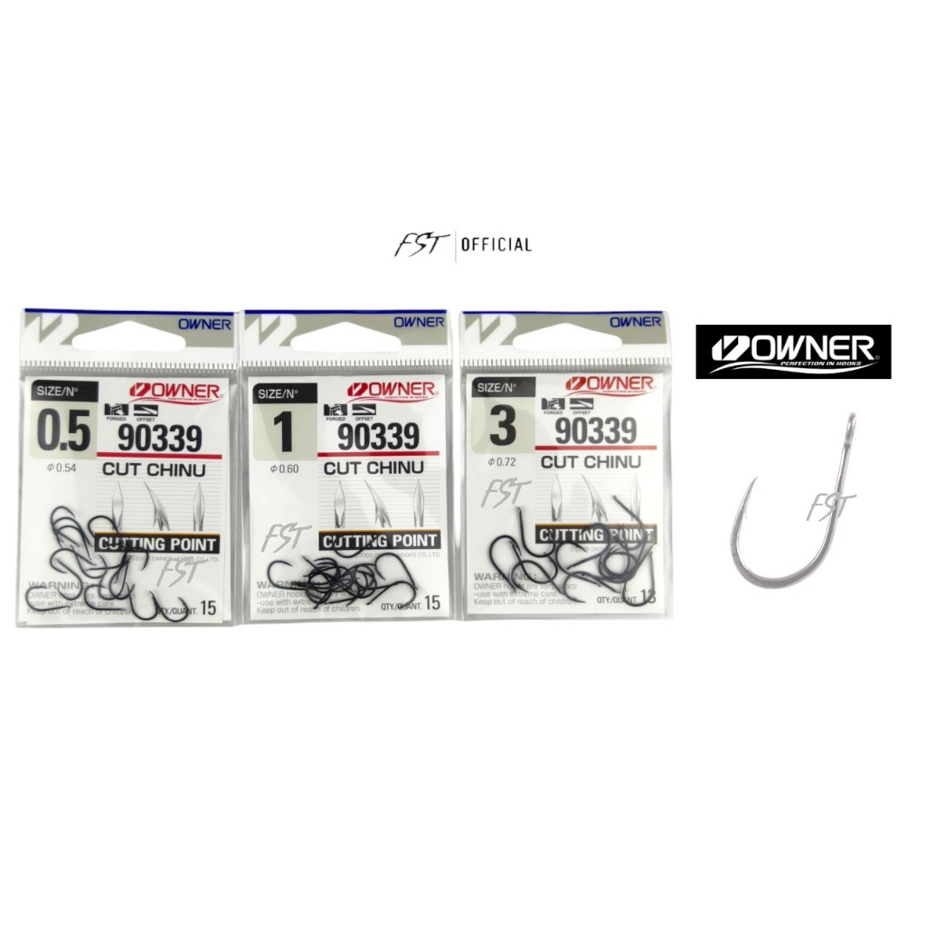 ตัวเบ็ด OWNER - Chinu Cutting Point 90339 ชินุ ตูดแบน