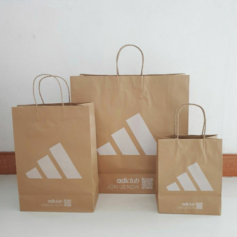 ถุง adidas แท้ % ถุงกระดาษ adidas ถุงแบรนด์ adidas