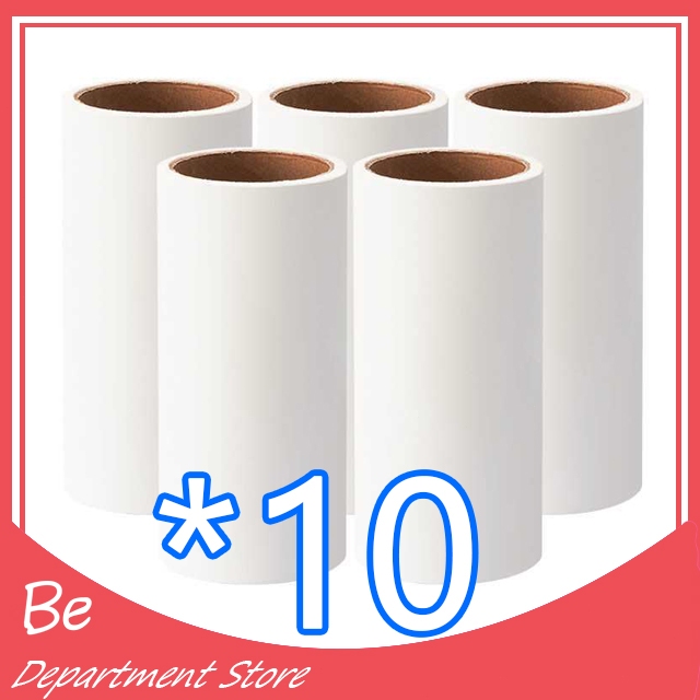10 ชิ้น!ราคาถูก 1 ชิ้น ≈4.6🔥ลูกกลิ้งทำความสะอาดลูกกลิ้งกำจัดขน/ม้วนกาว รีฟิล เก็บขนและฝุ่น ขจัดขนแมวและขนสุนัข