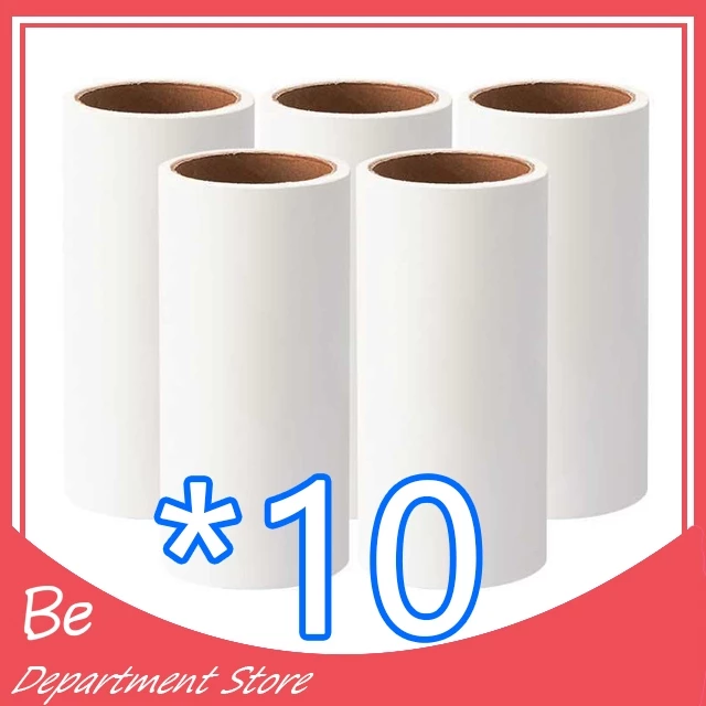10 ชิ้น!ราคาถูก 1 ชิ้น ≈4.6🔥ลูกกลิ้งทำความสะอาดลูกกลิ้งกำจัดขน/ม้วนกาว รีฟิล เก็บขนและฝุ่น ขจัดขนแมวและขนสุนัข