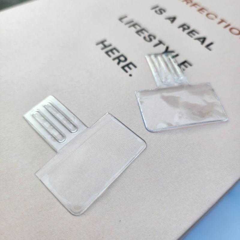 🔥พร้อมส่ง100ใบ💥ถุงซองพลาสติกpvcใสสำหรับใส่ป้ายราคาแว่นตา - รูปที่ 2