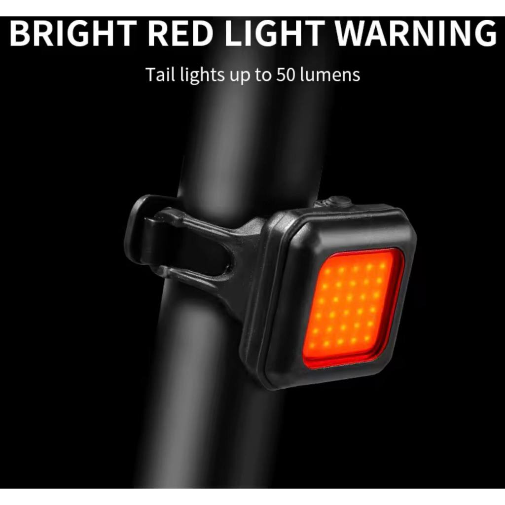 Bicycle light type-C Rechargeable ส่งจากไทย