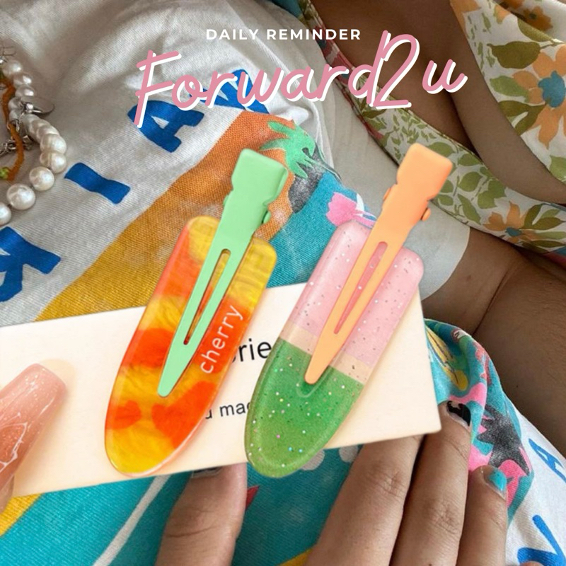 Surf hair clips กิ๊บกระดานโต้คลื่น items for summer สินค้าพร้อมส่ง