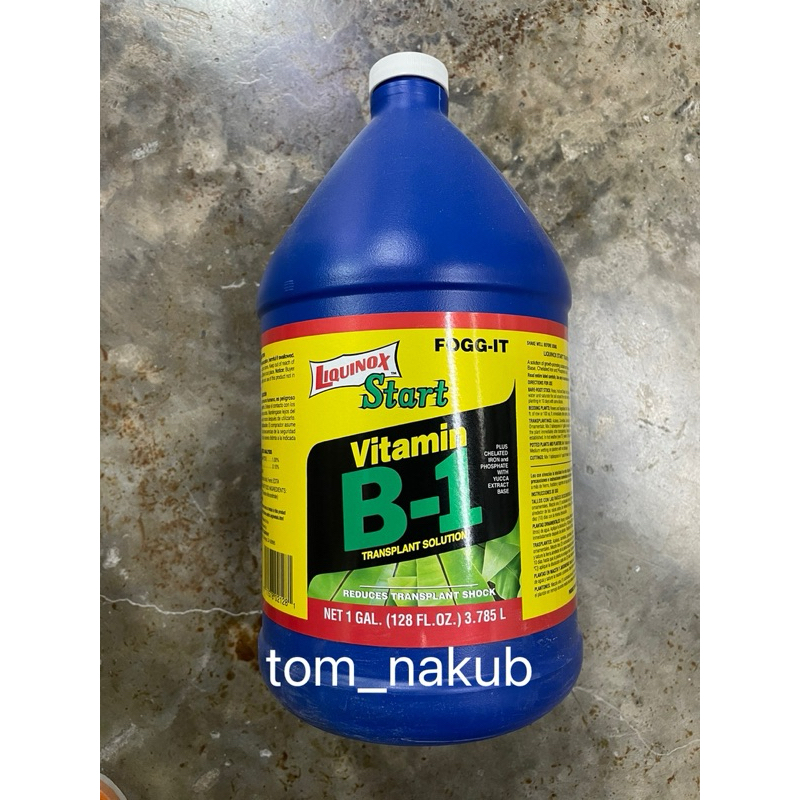 LIQUINOX START VITAMIN B-1 สารเร่งราก ของแท้ USA 1 แกลอน (3.785ลิตร)