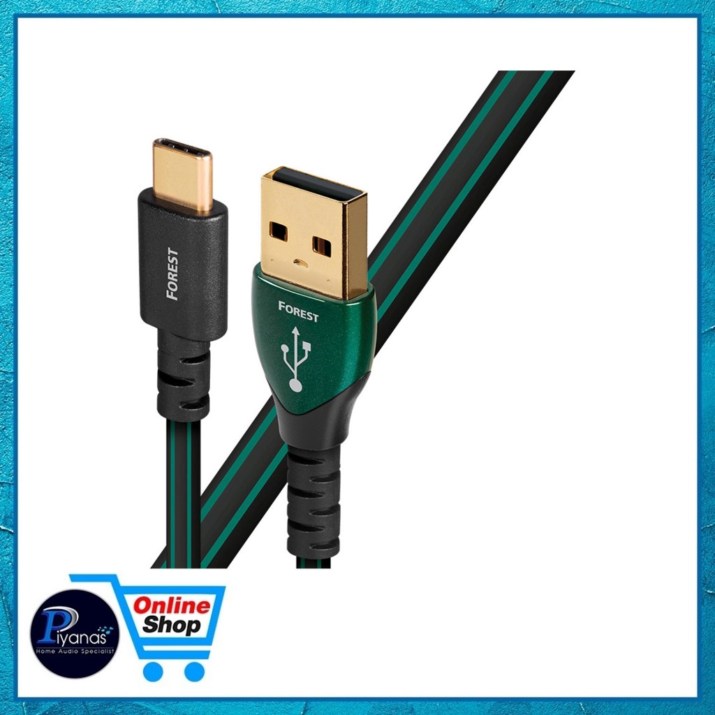 AUDIOQUEST : USB FOREST (C TO A) (USB 2.0) (0.75M) /piyanas electric/ปิยะนัส อิเล็คทริคส์
