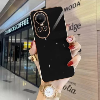เคส TPU ขอบตรง สำหรับรุ่น Oppo Reno 10 Pro Plusกันกระแทก Forออปโป้ Reno 10