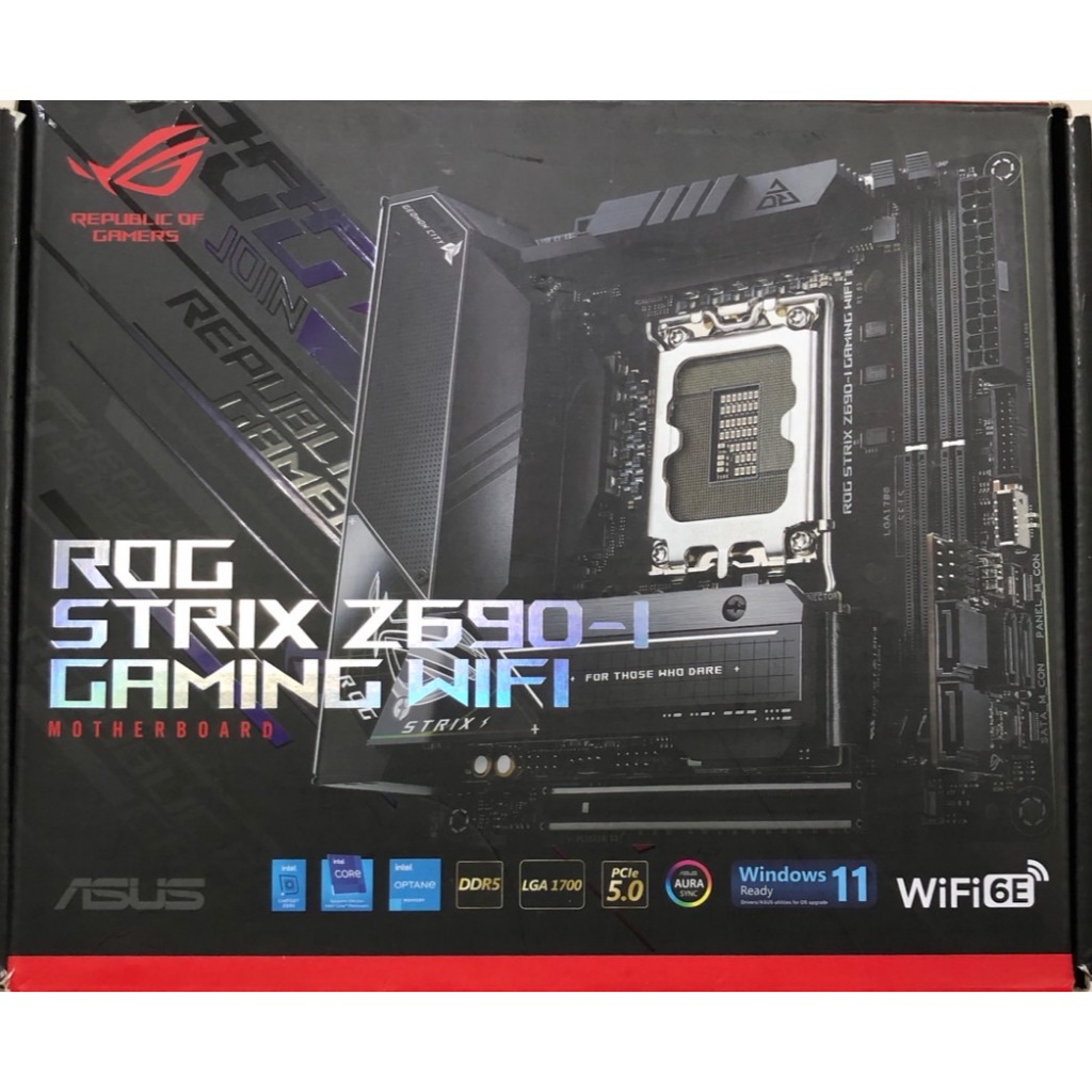 MAINBOARD (เมนบอร์ด) 1700 ASUS ROG STRIX Z690-I GAMING WIFI มือสอง ประกันไทย