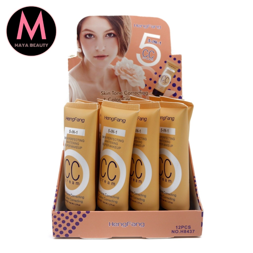 (ยกกล่อง) HengFang Soft Matte Cover Skin CC Cream ซีซีครีมปรับสีผิวสม่ำเสมอ เรียบเนียน ปกปิดผิวเป็นธรรมชาติ