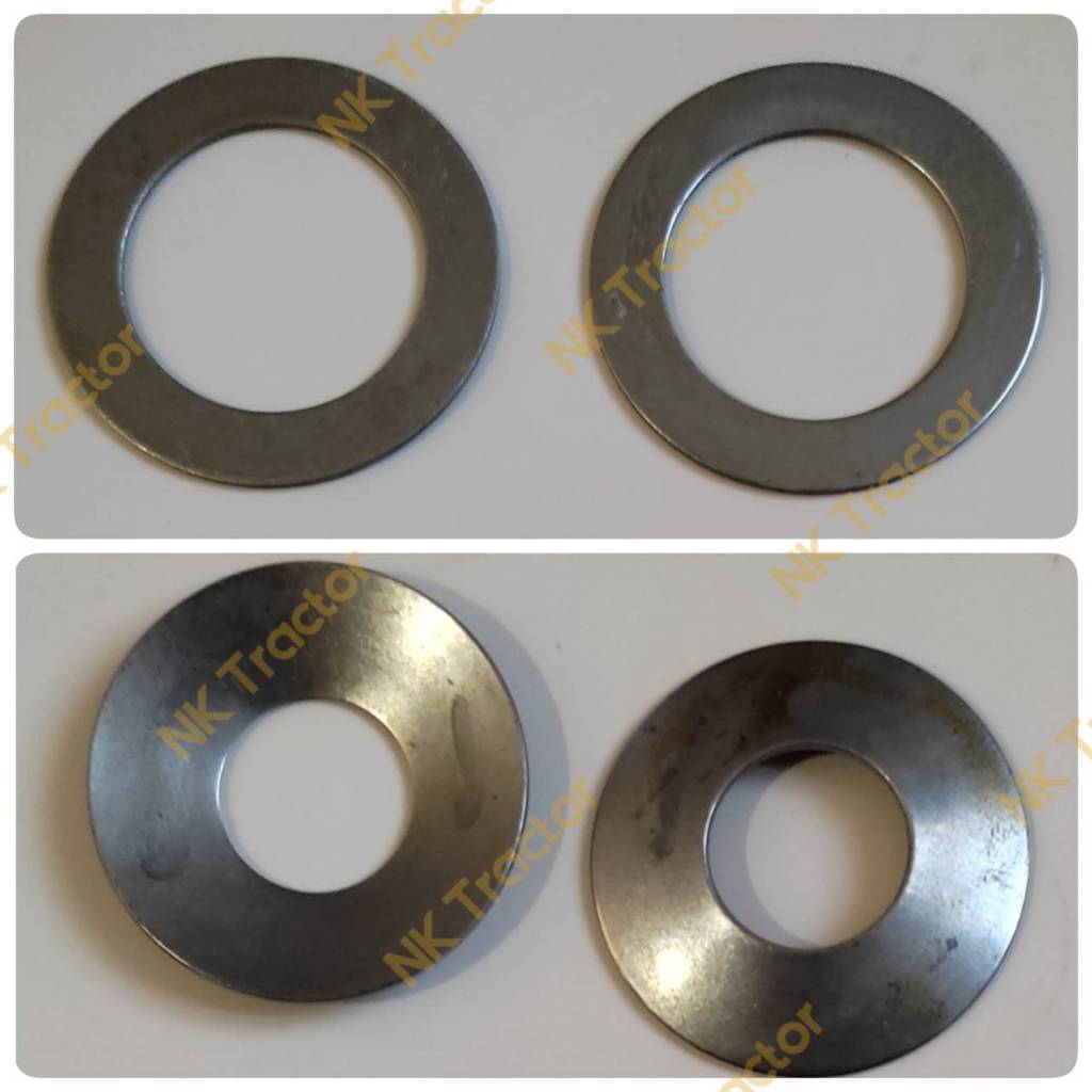 2ตัว/ชุด แหวนรอง ดอกจอกเพลาหน้า EF352 / EF393 ยันม่าร์ (Yanmar) (แหวนรองเฟือง เฟืองขับ แหวนรองเฟืองด