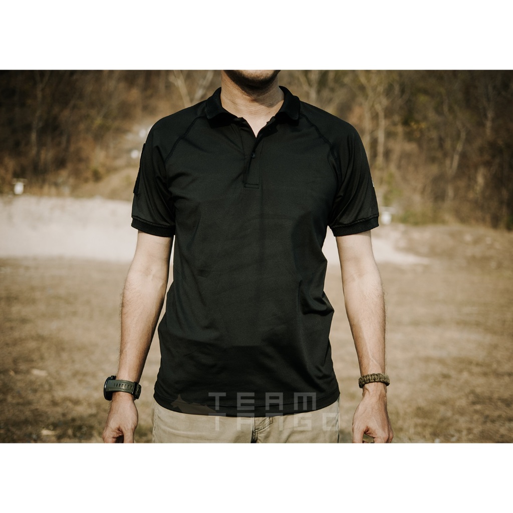 เสื้อโปโลยุทธวิธี Team Tango Fort Polo เสื้อยืดออกกำลัง เสื้อยืดไลฟ์สไตล์