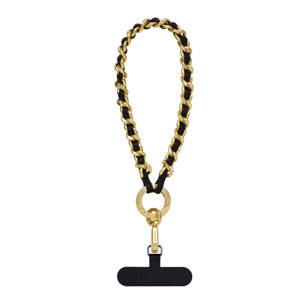 High version CASETiFY long and short metal strap with anti drop chain phone chain
