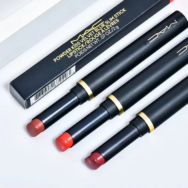 Fast Shipping M.A.C ลิปสติก Velvet Blur Slim Stick 2g