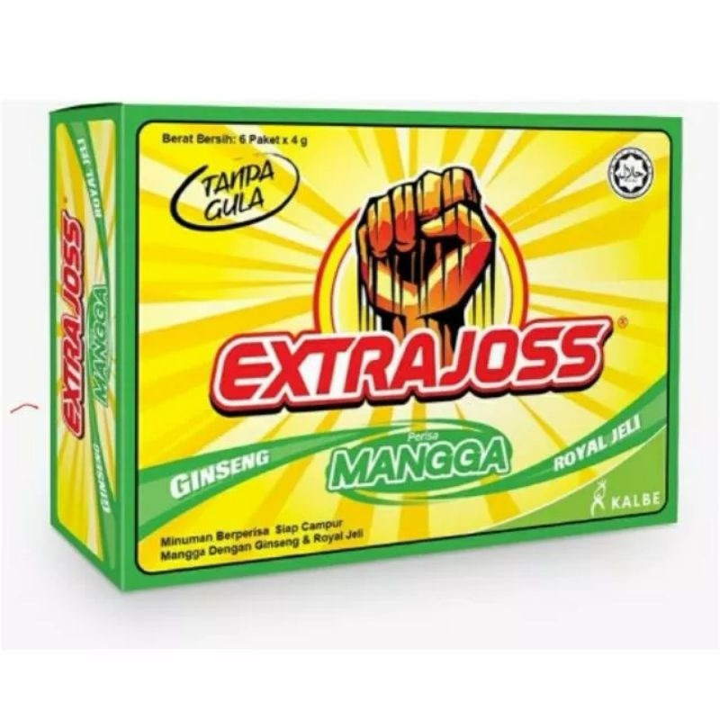 extra joss maggo รสมะม่วง หนึ่งกล่องมีหกซอง