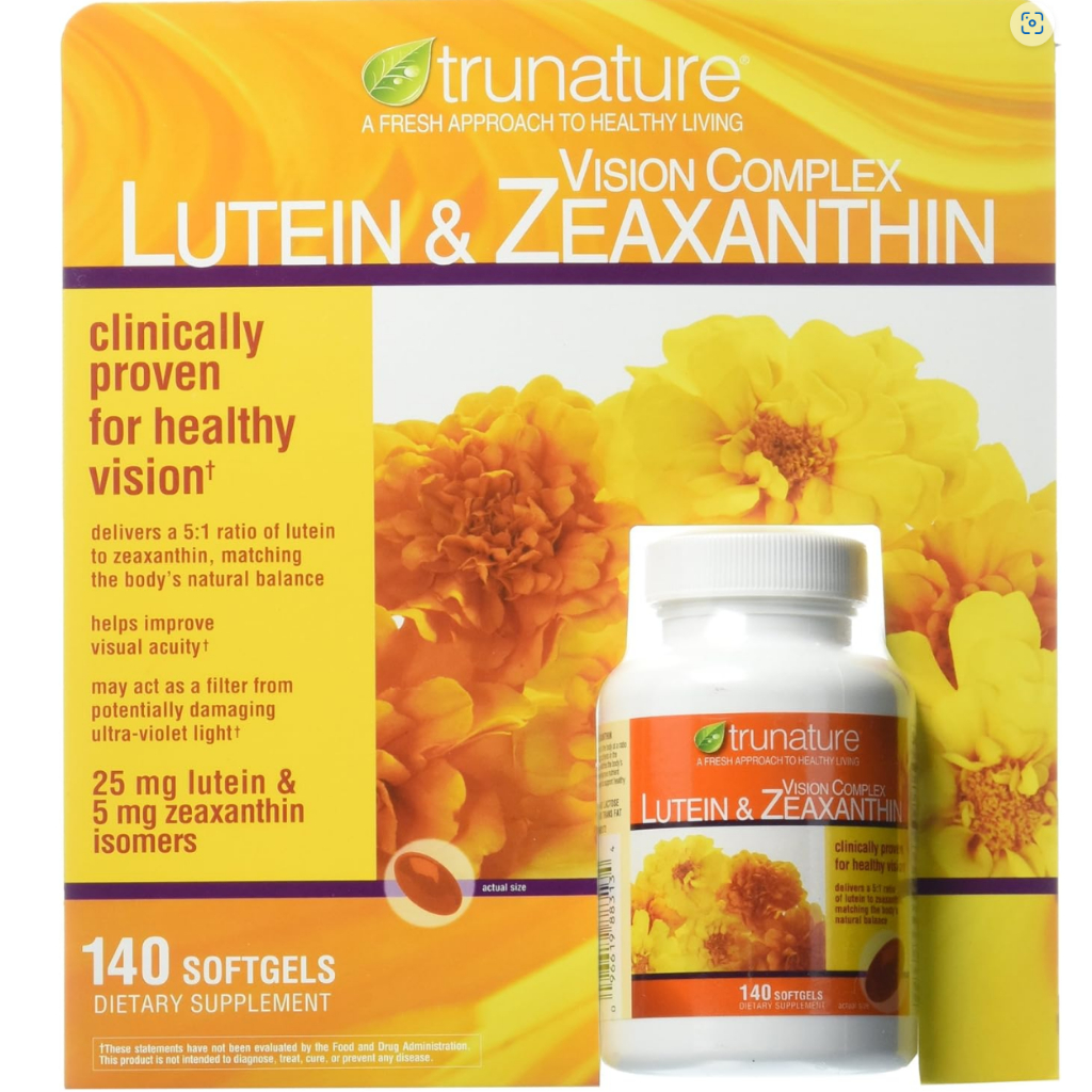 Trunature Vision Complex Lutein & Zeaxanthin, 140 Softgels