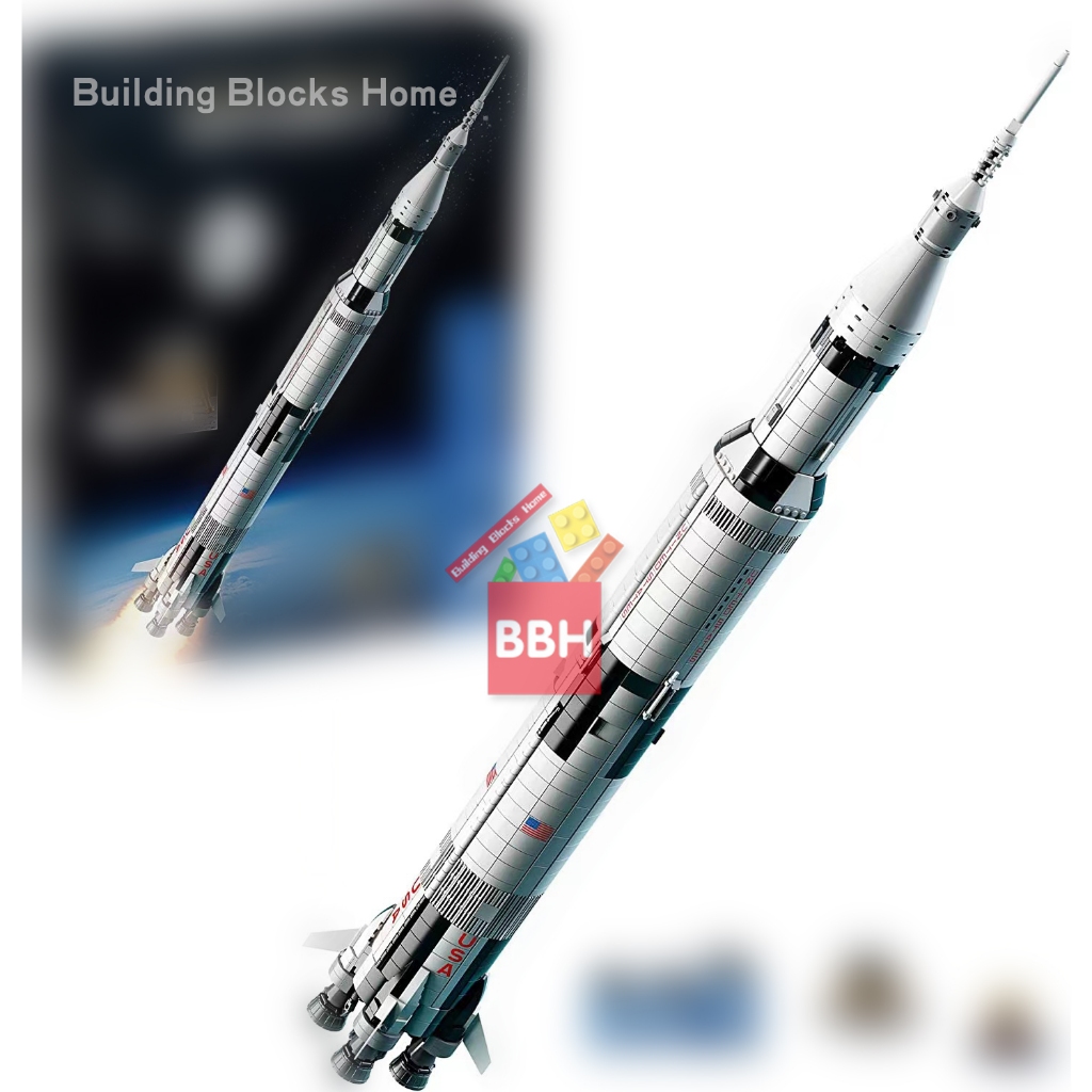 ⚡จัดส่งตลอด 24 ชั่วโมง ⚡ Compatible lepin Technic Toy Building Blocks NASA Apollo 92176（1969+PCS）