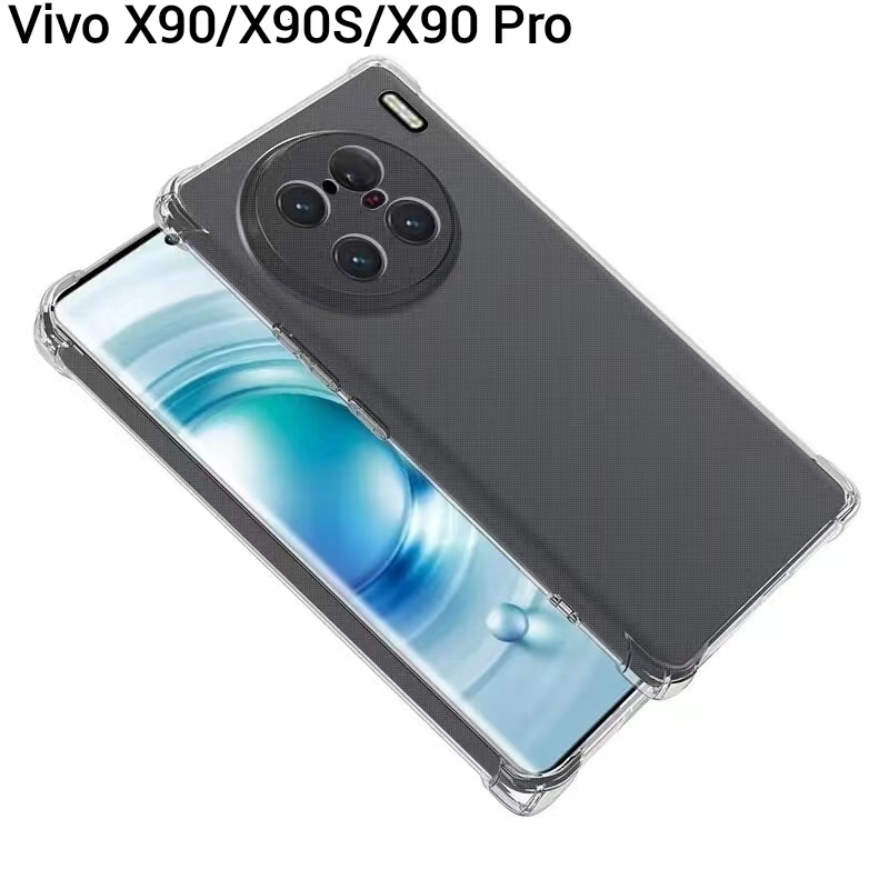 Vivo X90ตรงรุ่น(พร้อมส่งในไทย)เคสTPUใสกันกระแทกแบบคลุมกล้องVivo X90 5G/Vivo X90S 5G/Vivo X90 Pro 5G