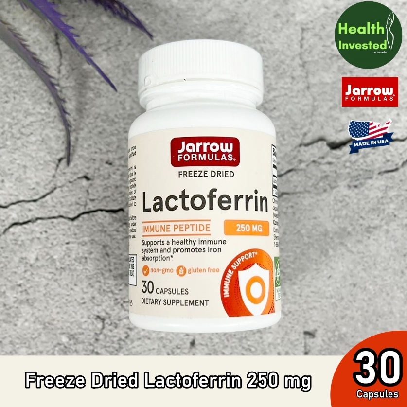 <Jarrow Formulas> Freeze Dried Lactoferrin 250 mg 30 Capsules แลคโตเฟอร์ริน ฟรีซดราย
