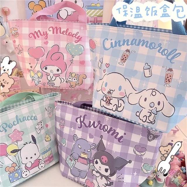 กระเป๋าเก็บอุณหภูมิ Sanrio หนัง PU กันน้ำ