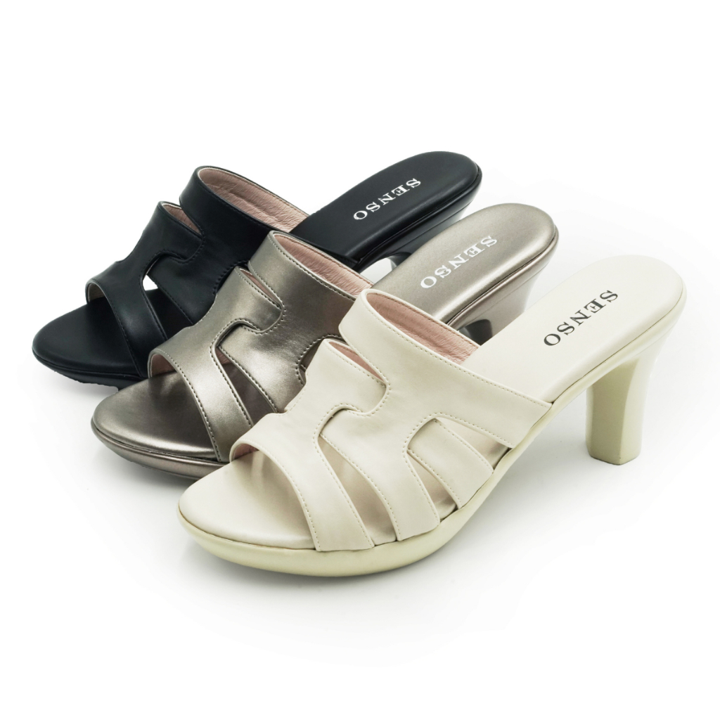 SENSO รองเท้าส้นพียู ส้นสูง (Pu Heels) L54132