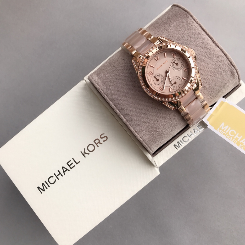 Michael Kors Women's Mini Blair Rose Gold-Tone Watch MK6175 33mm