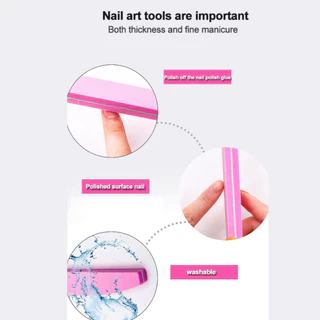 ตะไบฟองน้ำ Nail Sunshine งานจีน (แพ๊ค 10 ชิ้น) ตะไบบัพ บัฟเฟอร์ ตะไบละเอียด